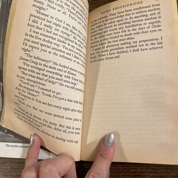 Myra Breckinridge by Gore Vidal (1968 Bantam Paperback) Raquel Welch Cover Good - Picture 10 of 10